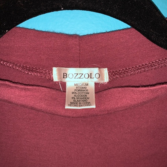 Mauve Deep-V Crop Top - Picture 2 of 2